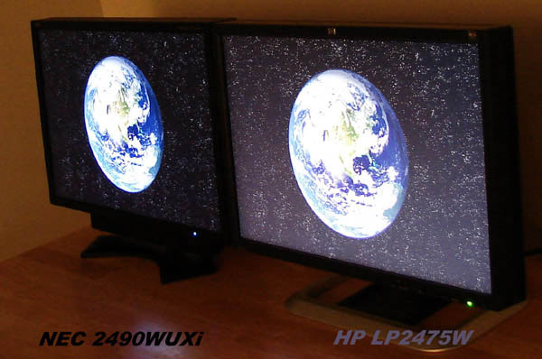 Монітори NEC 2490WUXi і HP LP2475W